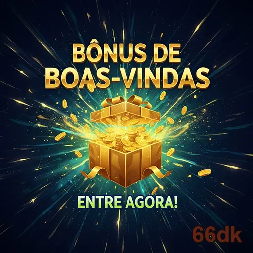 Banner do 66dk sobre o bônus de boas-vindas de até R$ 3.000,00 para novos usuários.